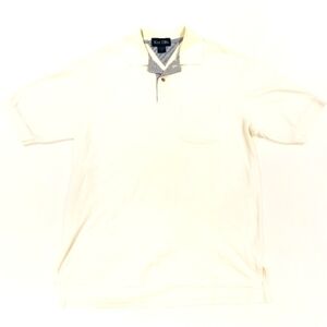 3/$20 Ken Ellis White Golf Polo Shirt